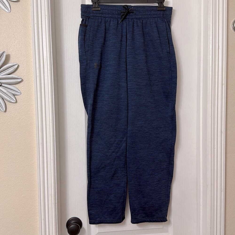 Under Armour loose blue sweatpants cold gear size YXL/JTG/EG